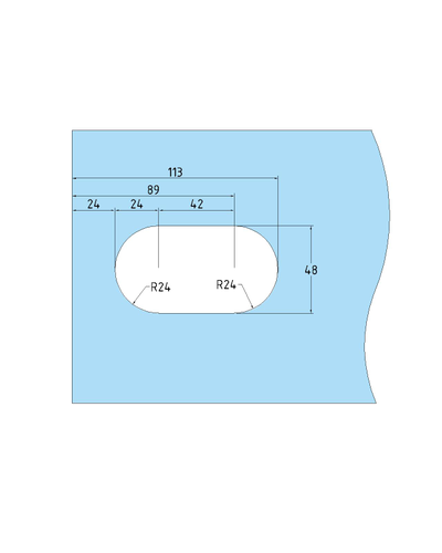 A82 Комплект замка с притвором, ручки и цилиндра ключ-ключ