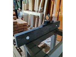 Линейка поверочная гранитная ШП-ТК твердокаменная 1000x160x60 мм №10009 Сторона 1-ая (2.1 мкм 00 Кл.) Сторона 2-ая (2.7 мкм 0 Кл.) с калибровкой