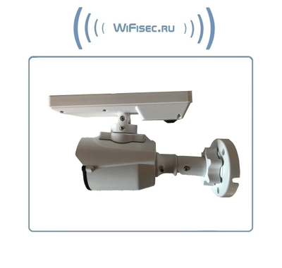 DE-SK1 Муляж уличной видеокамеры + светильник. Встроенный аккумулятор + солнечная батарея.