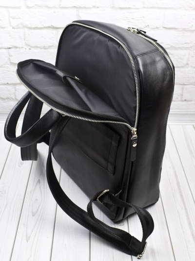 Женский кожаный рюкзак Vicenza Premium black (арт. 
3105-51)