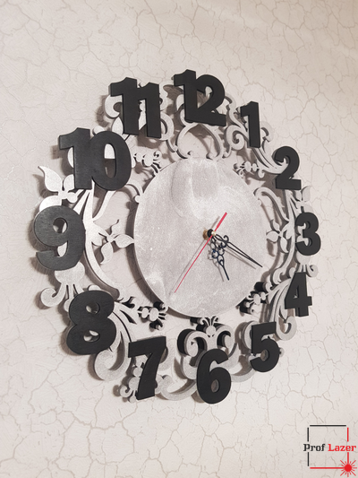 Часы настенные Серебро