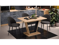 Стол обеденный Гавана Тип 1 Дуб крафт золотой/Черный