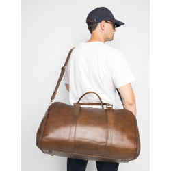 Кожаный портплед / дорожная сумка Goffredo 
Premium brown (арт. 4045-63)