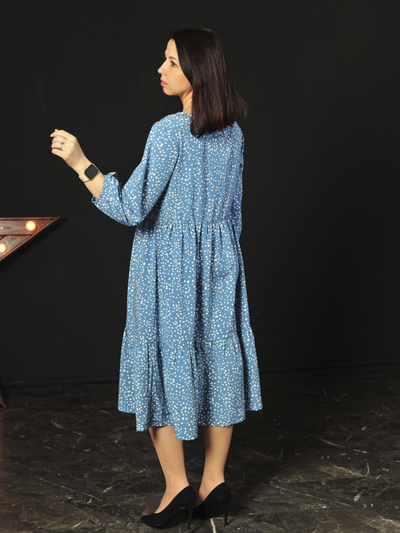 Платье: 644-0224 морская волна