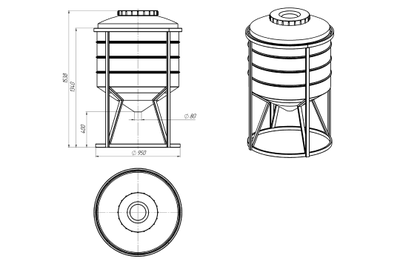 Емкость ФМ 500