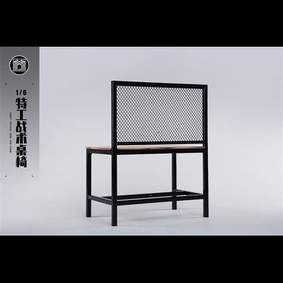Стол и табурет 1/6 (деревянные) - КОЛЛЕКЦИОННАЯ ДИОРАМА 1/6 Agent Tactical Desk and Chair (M2419) - MMMTOYS