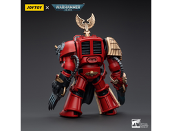 Терминатор Кровавых Ангелов (Warhammer 40k) - КОЛЛЕКЦИОННАЯ ФИГУРКА 1/18 Blood Angels Assault Terminators Sergeant Santoro (JT5505) - JOYTOY