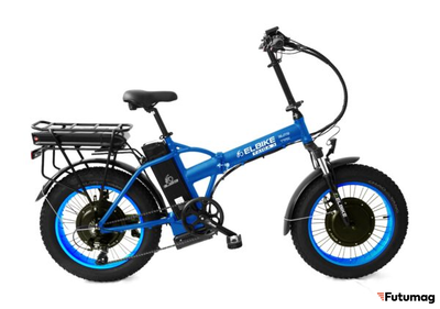 Электровелосипед Elbike Taiga 2 Twix 2000 синий