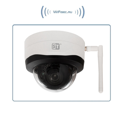 ST, уличная купольная антивандальная  WiFi/LAN телекамера с DVR, Full HD. 3 Mp (EasyViewer) (версия 2)