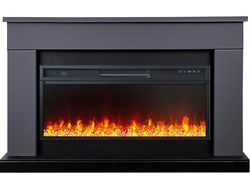 Каминокомплект Bergen (Разборный) - Серый графит (Ширина 1370 мм) с очагом Vision 42 LED