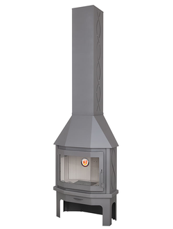 Экокамин Мюнхен пристенно-угловой графит