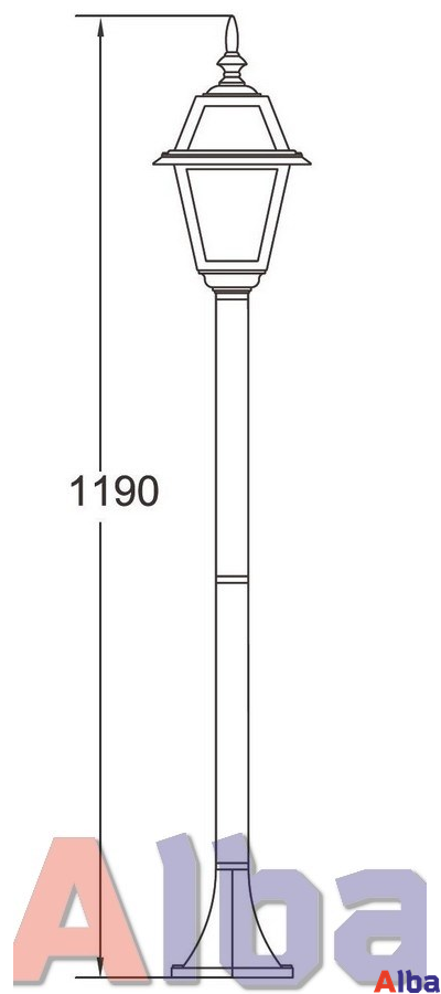 Faro igg 91106 Парковый светильник