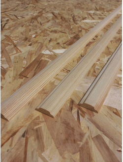 Планка притворная  срощенная фигурная 30мм*10мм*2,3 м