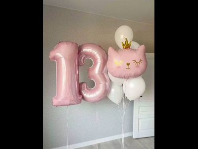 набор шаров &quot;Котенок принцесса&quot;