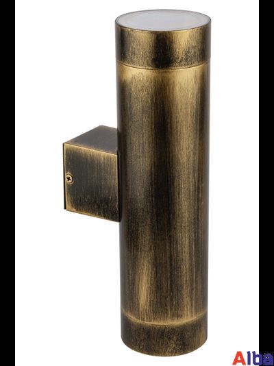 Светильник настенный садово-парковый Tube 5003-2 Gb черный с патиной