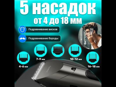 Машинка для стрижки Xiaomi Riwa Hair Clipper RE-6305 Silver