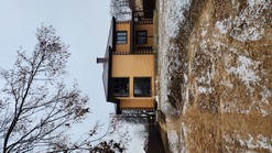 Остекление загородного дома в деревне Морозово Сергиево Посадского района. Профильная Система MELKE EVOLUTION 70 мм 2х камерные стеклопакеты с мульти функцией (энергосбережением) Немецкая фурнитура Зегения Титан АФ + Ламинация с улицы