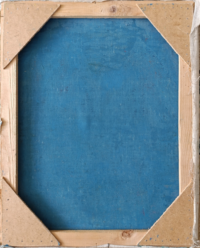 "Зима" картон масло Павлычев С.А. 1980-е годы