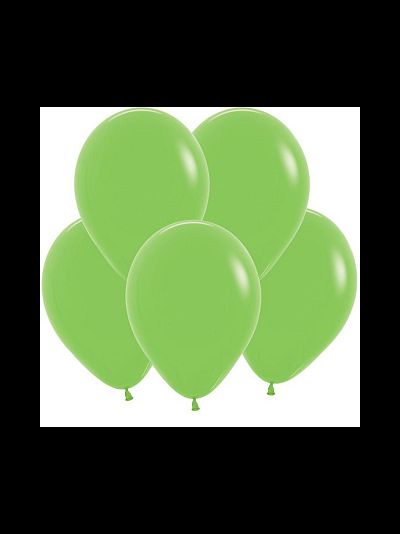 Воздушный шар с гелием "Светло-зеленый пастель" 30 см