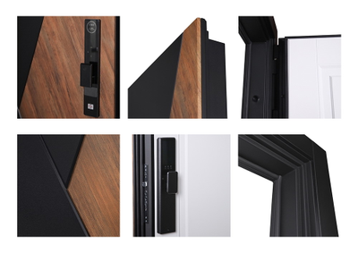 Стальная дверь   Plata (биометрический замок Smart Lock Y12)