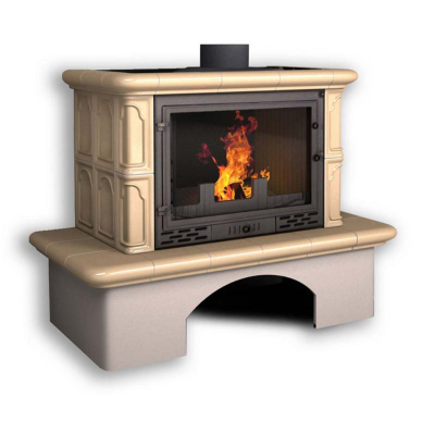 Изразцовый камин КимрПечь Гефест