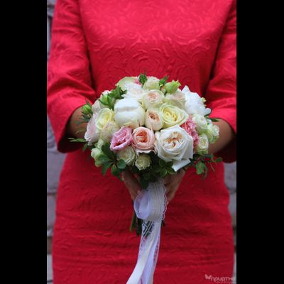 Букет невесты &amp; Бутоньерка № 1325