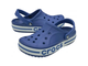 CROCS BAYABAND CLOG СИНИЕ С БЕЛЫМ