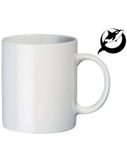 Кружка БЕЛАЯ ПРЕМИУМ ORCA BLACK,  1/36