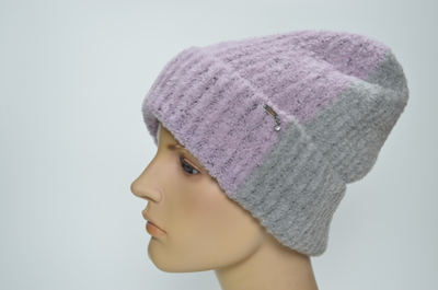Шапка Vizio 1415 CRYO фиолетовая с серым