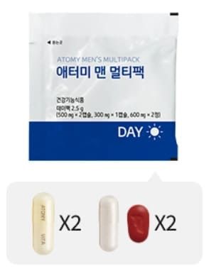 Прием мужских витаминов Атоми утром и вечером