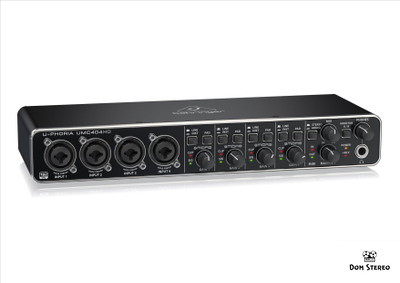 Внешняя звуковая карта BEHRINGER UMC404HD, описание в музыкальном магазине domstereo.ru