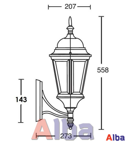 Astoria 401 2L BG Парковый светильник