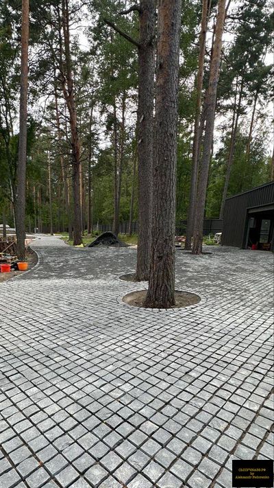 гранитная брусчатка шлифованная 15х15