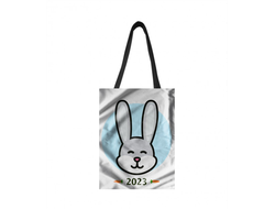 Сумка-шоппер  вертикальная год Кролика №16