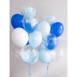 Фонтаны по 10 шаров "Море"