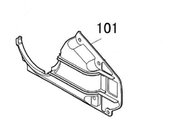 YD25002-15120 Дефлектор воздуховода 125Т