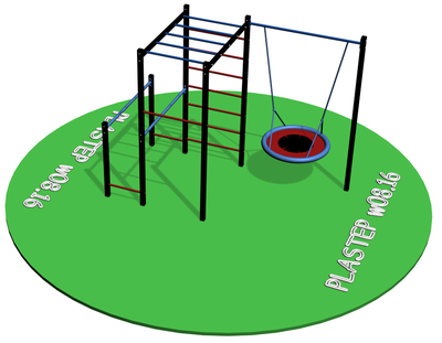 Workout площадка w10.16 с гнездом