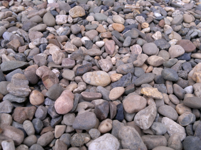 Галька речная (темная)