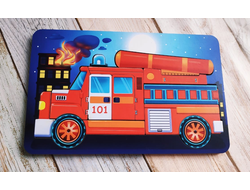 Пазл - конструктор "Пожарная машина"