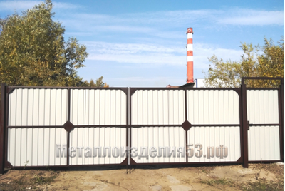 ВОРОТА И ЗАБОРЫ ИЗ ПРОФЛИСТА