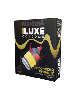 636/1 Презервативы Luxe, maxima, «Аризонский бульдог», 18 см, 5.2 см, 1 шт.