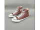 классические женские высокие кеды Converse All Star коричневые оригинал купить в спб - 159563C фото