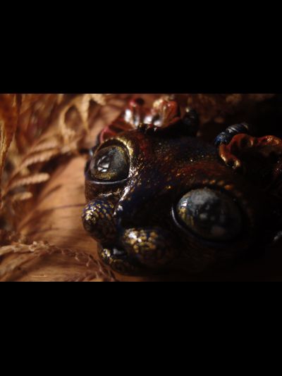 "Шуршащий Вихрябрррь". Коллекционная брошь с котом в стиле фэнтези