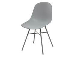 Стул BONNIE 292-CPP L.GREY на металлическом каркасе  М-City