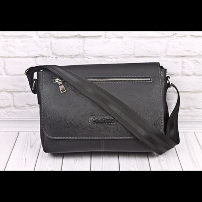 Кожаная мужская сумка Caltrano black (арт. 5067-01)