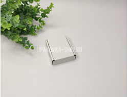 Коробка с откидной крышкой 60*80*20 мм БЕЛЫЙ