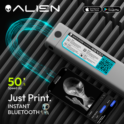 Беспроводной термо принтер INKONE Thermal Transfer Stencil Printer RS100