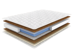 2см Латекс + Кокос 1см + Войлок + НПБ (256пр./кв.м.) + Войлок + Кокос 2см