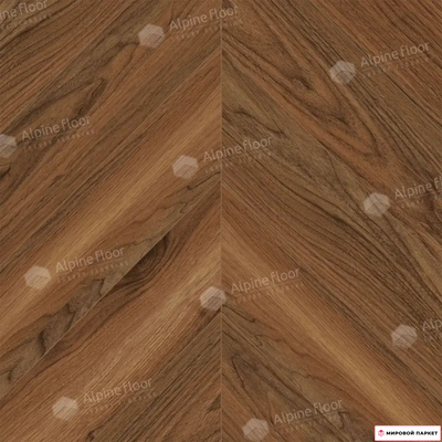 Ламинат Alpine Floor Chevron Art Орех Монблан LF109-11 34 класс толщина 12 мм с фаской 1.232 м2