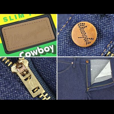 Джинсы 936 Wrangler® Cowboy Cut® узкий (жёсткие)